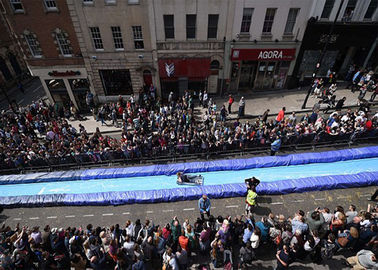 Amazing Huge Inflatable Water Slides City Long Printing Logo