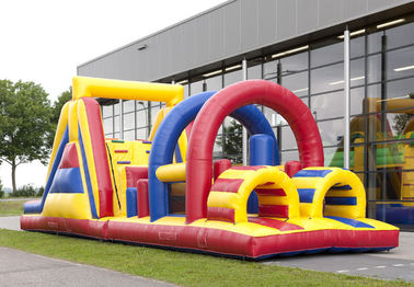 Fun Popular Inflatable Obstacle Course Bouncy Castles Exciting