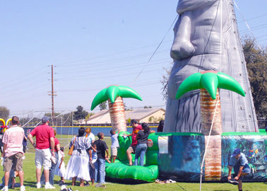 Tiki Island Themed Large 28ft Inflatable Climbing Wall Party Games