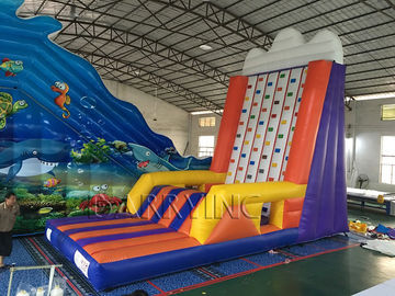 Inflatable Interactive Games Portable Mobile Rock Climbing Wall For Amusement Park