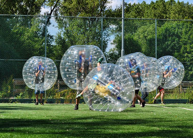 Adult TPU Inflatable Bumper Ball , Outdoor Inflatable Toys Bubble Soccer Ball For Kids