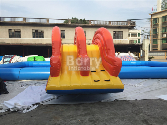 Extra Large Kids Inflatable Play Pool With Small Slide 65cm Height