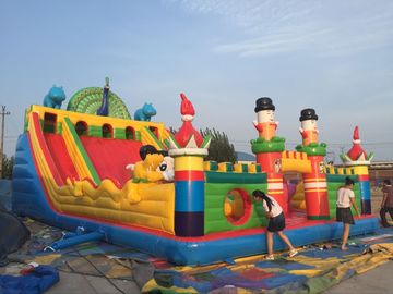 PVC Material Children Inflatable Playground Slide Castle Type Bouncy Castle Games
