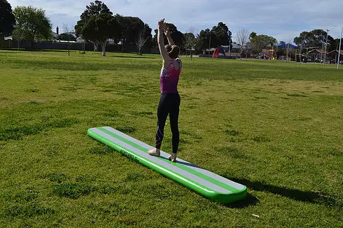 Outdoor Gym Equipment Inflatable Air Balance Beam Air Mattress Gymnastic Mats For Child
