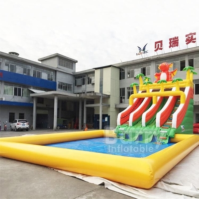 SCT Large Outdoor Inflatable Water Amusement Park Mobile Land Water Parks