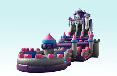 Special 29Ft Medieval Times Inflatable Water Slides Castle Shape For Kids