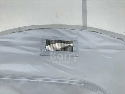 Hotel Bathroom Inflatable Clear Dome Bubble Tent 2 Room Single Tunnel House