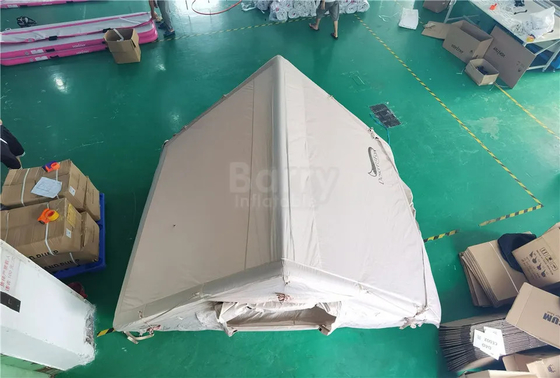 Quick Opening Inflatable Camping Tent House Cotton Air Pole 4 Person Movable Travel Tent