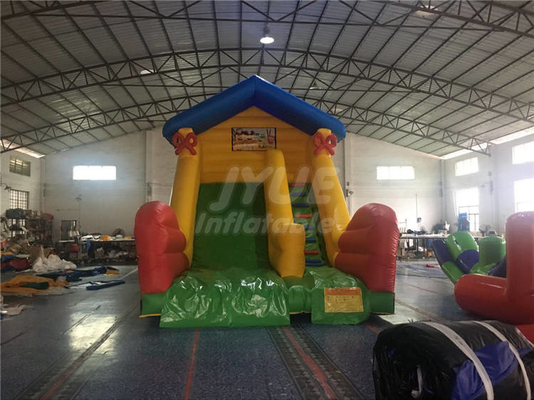 15oz PVC Fabric Inflatable Water Slides Commercial Grade For Bouncy Slides