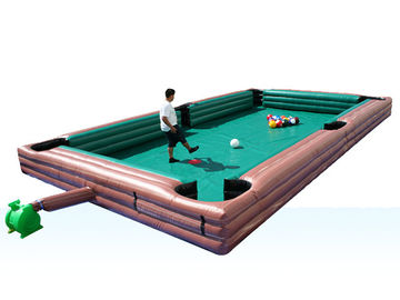 Commercial Grade Inflatable Sports Games Human Billiard Snooker Ball Field