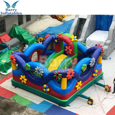 Tarpaulin Inflatable Bouncy Castle Children Flower Vegetable Inflatable Funcity Playground
