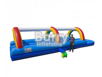 Commercial Rainbow Inflatable Water Slide Inflatable Slip And Slide For Kids