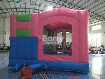 Pink Princess Large Dora Inflatable Bounce House Commercial With Digital Printing