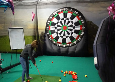 Kids And Adults Giant Inflatable Golf Dart Boards With  Balls For Parks , Squares , Gardens