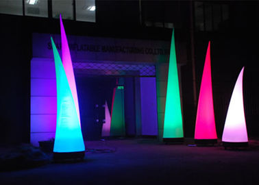Promotional Inflatable Cone Column , Inflatable Pillar For Party Or Wedding