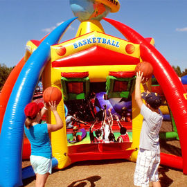 World Inflatable Sports Games Including Baseball , Basketball , Football For Event
