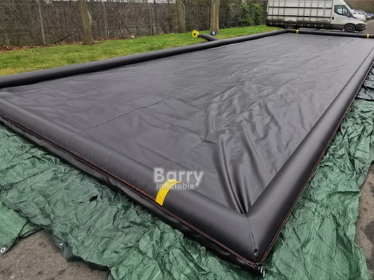 PVC Inflatable Car Wash Mat Plastic Car Containment Mat For Snow Ice Water And Mud Garage Floor Mat