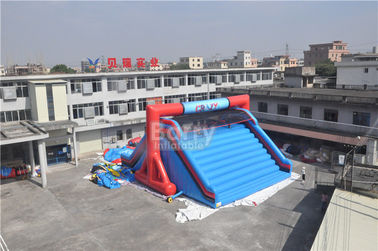 OEM Customized Lets Go Starting Line Insane Red Inflatable 5K Obstacle Course Games