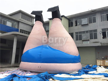 Good Tension Fireproof Outdoor Advertising Human Legs / Inflatable Model