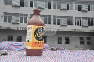 Commerical Inflatable Advertising Products / Promotion Wiskey Beer Bottle Model With Blower