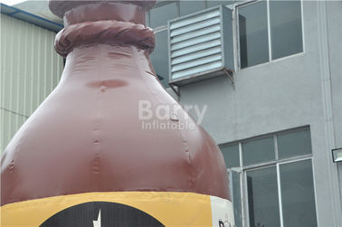 Commerical Inflatable Advertising Products / Promotion Wiskey Beer Bottle Model With Blower