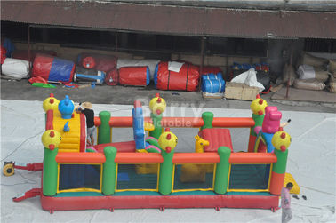 Plato PVC Tarpaulin Inflatable Toddler Playground / Inflatable Fun City