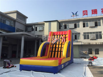Exciting Inflatable Interactive Games , Commercial Grade Inflatable Sticky Wall