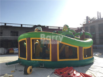 Theme Park Inflatable Toddler Playground , Inflatable Bouncy Castle