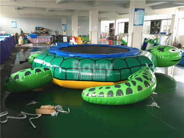ODM Inflatable Turtle With Slide Durable 0.9mm Pvc Tarpaulin Material