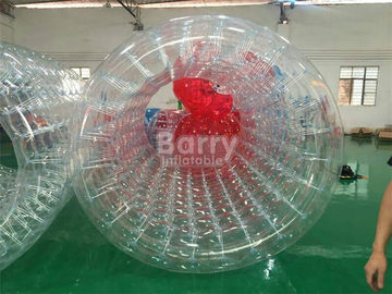 Amusement And Outdoor Water Moving Ball , Inflatable Water Roller