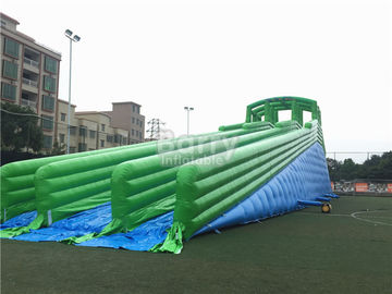 Durable Giant Inflatable Slide , Green 10000ft Blow Up 