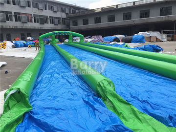 Long single Or Double Lane Inflatable Slide City 1 - 2 Years Warranty