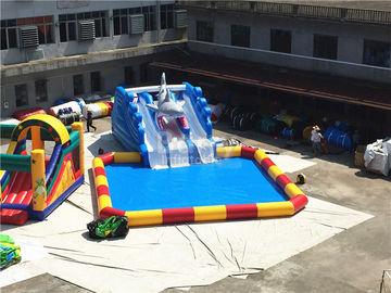 Outdoor Big Amazing Portable Blast Sharp Slide Inflatable Floating Water Park