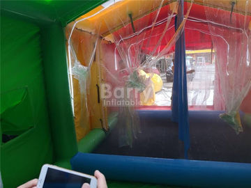 Small Custom Fireproof PVC Inflatable Shower Tent For Amusement Park