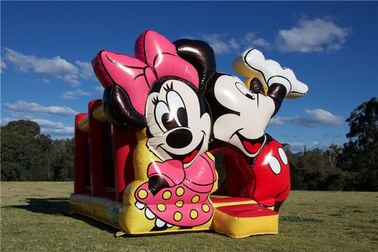 Wonderful Mickey Mouse Jumping Castle Inflatable Bounce House For Commercial Entertainment