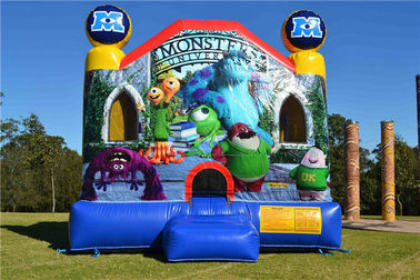 Multifunctional Inflatable Bouncer House , Large Commercial Monsters University Adult Jumping Castle