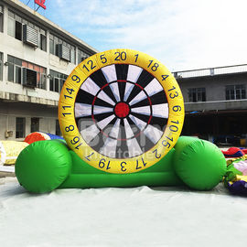 Indoor Playground Inflatable Dart Board , Inflatable Garden Toys For Toddlers
