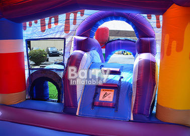 Ice Pops Mega Front Loader Inflatable Combo Bouncer For Kids