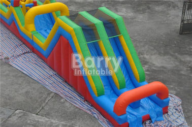 Customized Inflatable Bouncy Castle , Blow Up Outdoor Obstacle Course For Adults
