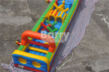 Customized Inflatable Bouncy Castle , Blow Up Outdoor Obstacle Course For Adults
