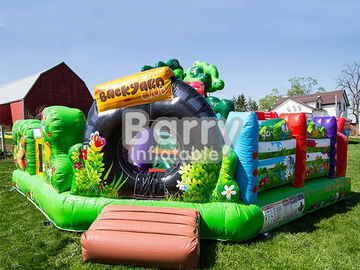 Custom Blow Up Obstacle Course For Kid Party Time Playground Inflatable Jumping Bounce