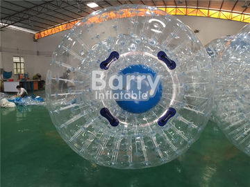 TPU / PVC Inflatable Land Zorb Ball , Clear Body Bumper Zorb Ball