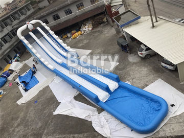 Custom Size Large Outdoor Commercial Inflatable Giant Water Slide For Event