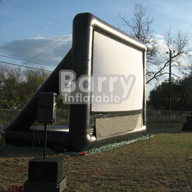 Commercial Black Inflatable Movie Projector Screen For Outdoor Event