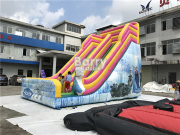 Customized OEM Design PVC 0.5MM Kids Inflatable Dry Slide CE / UL Blower