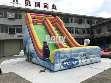 Customized OEM Design PVC 0.5MM Kids Inflatable Dry Slide CE / UL Blower