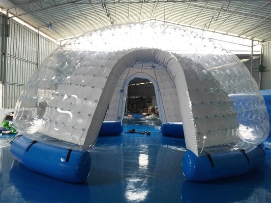 PVC Inflatable Clear Dome Bubble Tent For Outdoor Camping Family Event