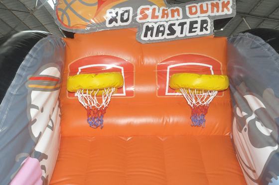 Interactive Inflatable Sports Games Blow Up Shooting Basketball