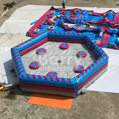 Customized Challenge Inflatable Meltdown Game With Rotative Machine 7m Diameter