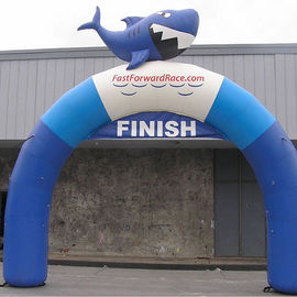 Standard Tethered Inflatable Arch , Airtight PVC Inflatable Finish Line Arch for Outdoor